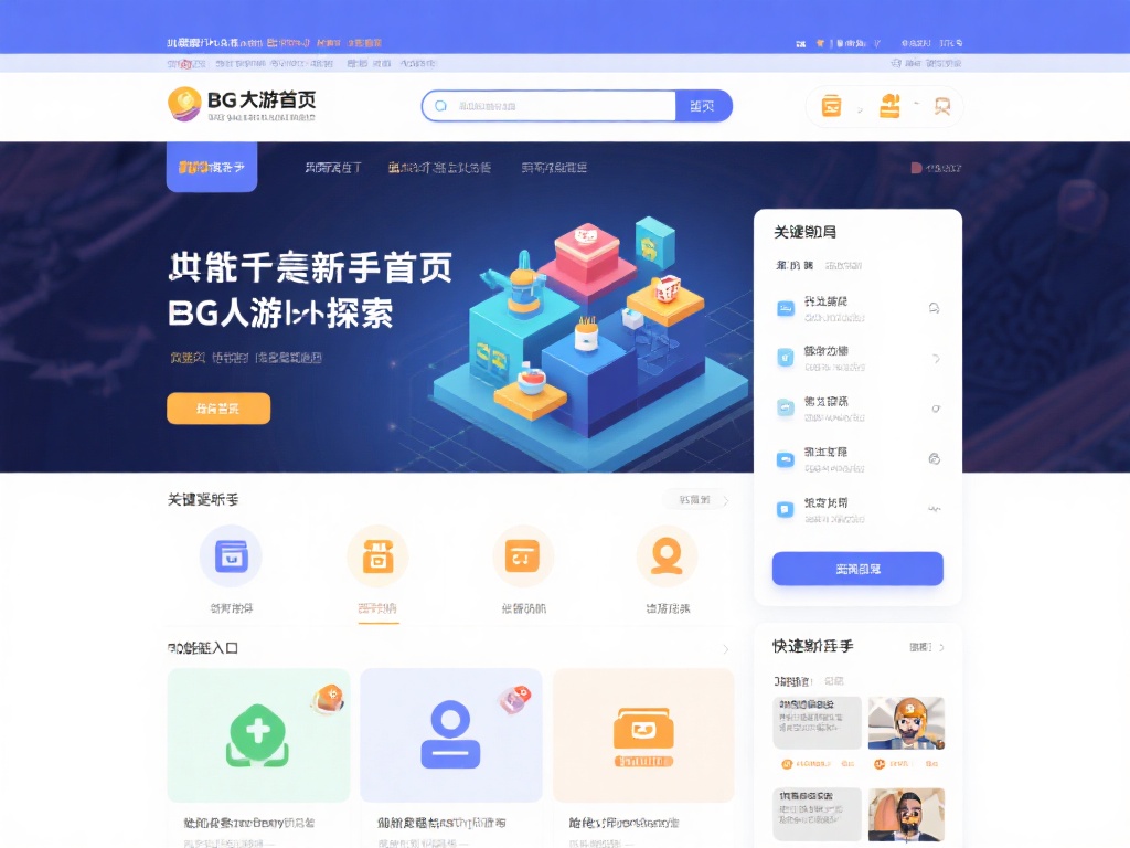 如果你是新手，BG大游首页将是你探索每一项功能的入