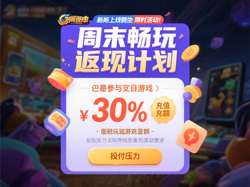 例如，近日上线的限时活动“周末畅玩返现计划”，只要